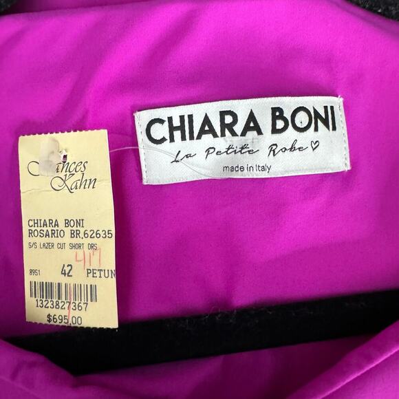 Chiara Boni Rosario Mini Dress in Petunia Size 42 / US 6 - Picture 7 of 9